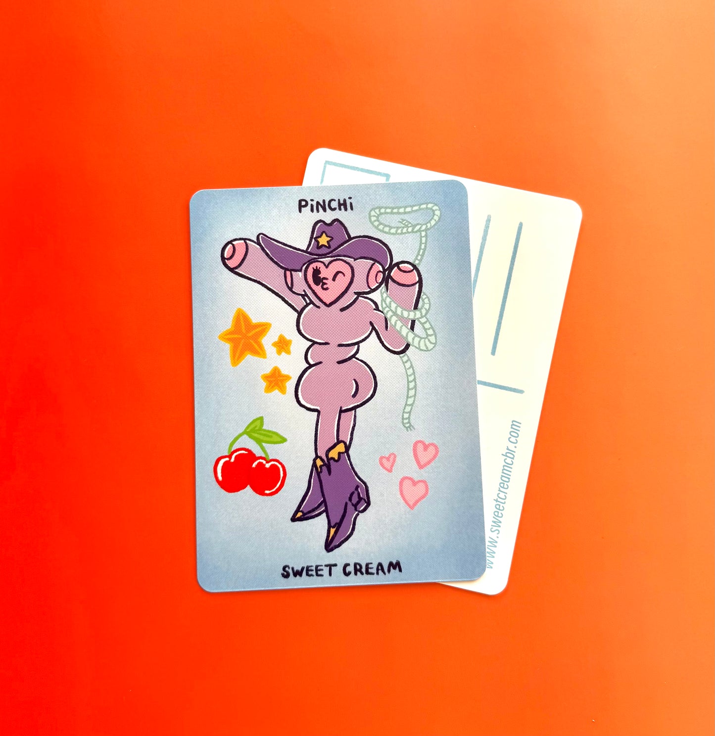 PINCHI THE COWGIRL POSTCARD