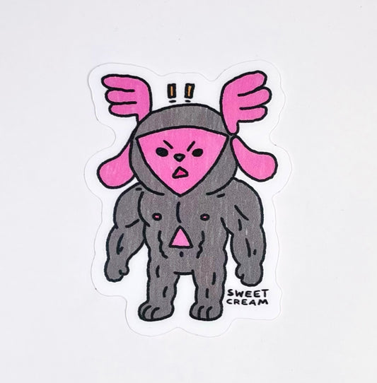 SWOLE ANGEL WATERPROOF STICKER