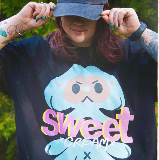 NADDI SPLIT HEAVY TEE