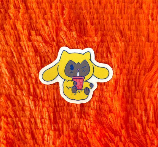 RUSHII BOBA DIE-CUT WATERPROOF STICKER