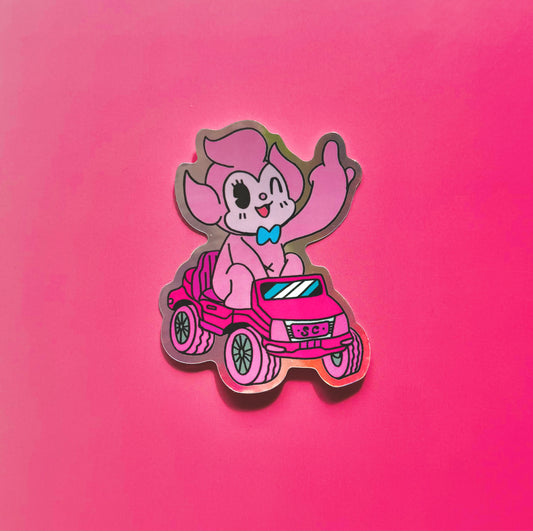 BEEP BEEP NUTTI HOLOGRAPHIC STICKER