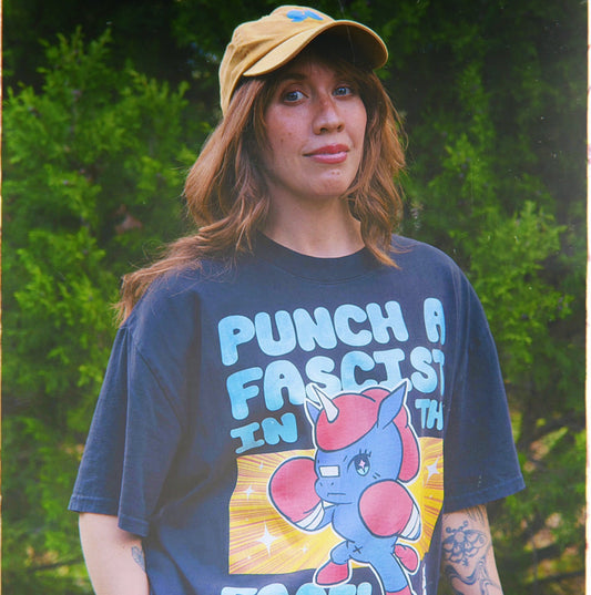 PUNCH A FASCIST IN THE FACE TEE