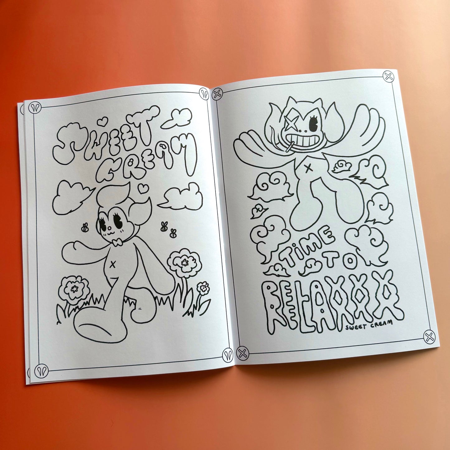 SWEET CREAM COLOURING BOOK