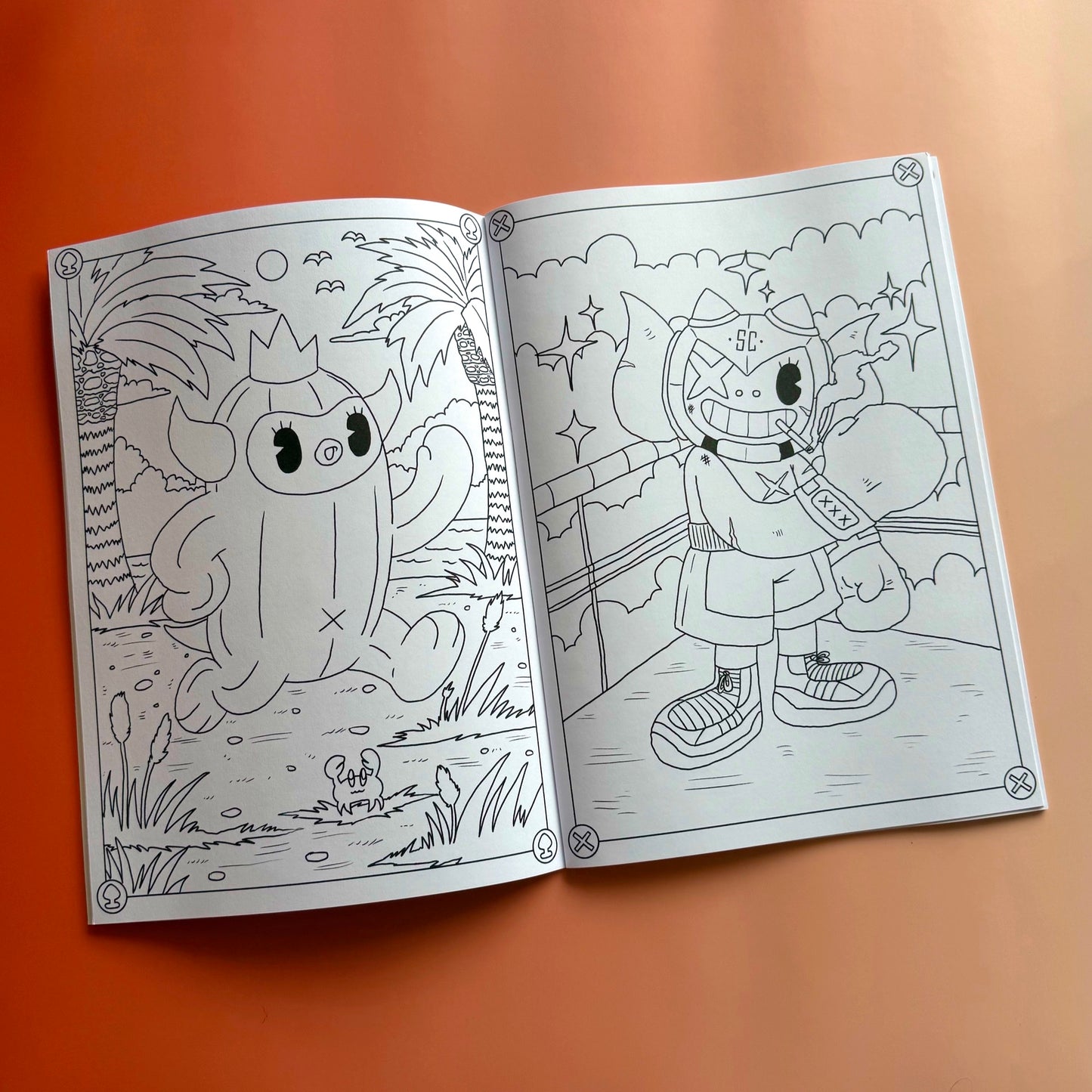 SWEET CREAM COLOURING BOOK