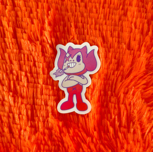 SMUG TOBACCO DIE-CUT WATERPROOF STICKER