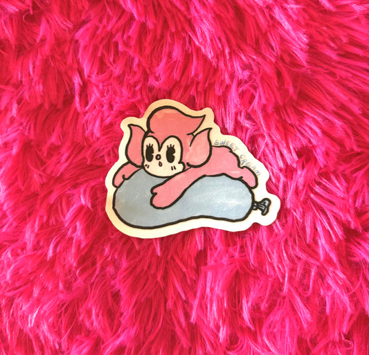 CONDOM FLOAT NUTTI DIE-CUT WATERPROOF STICKER