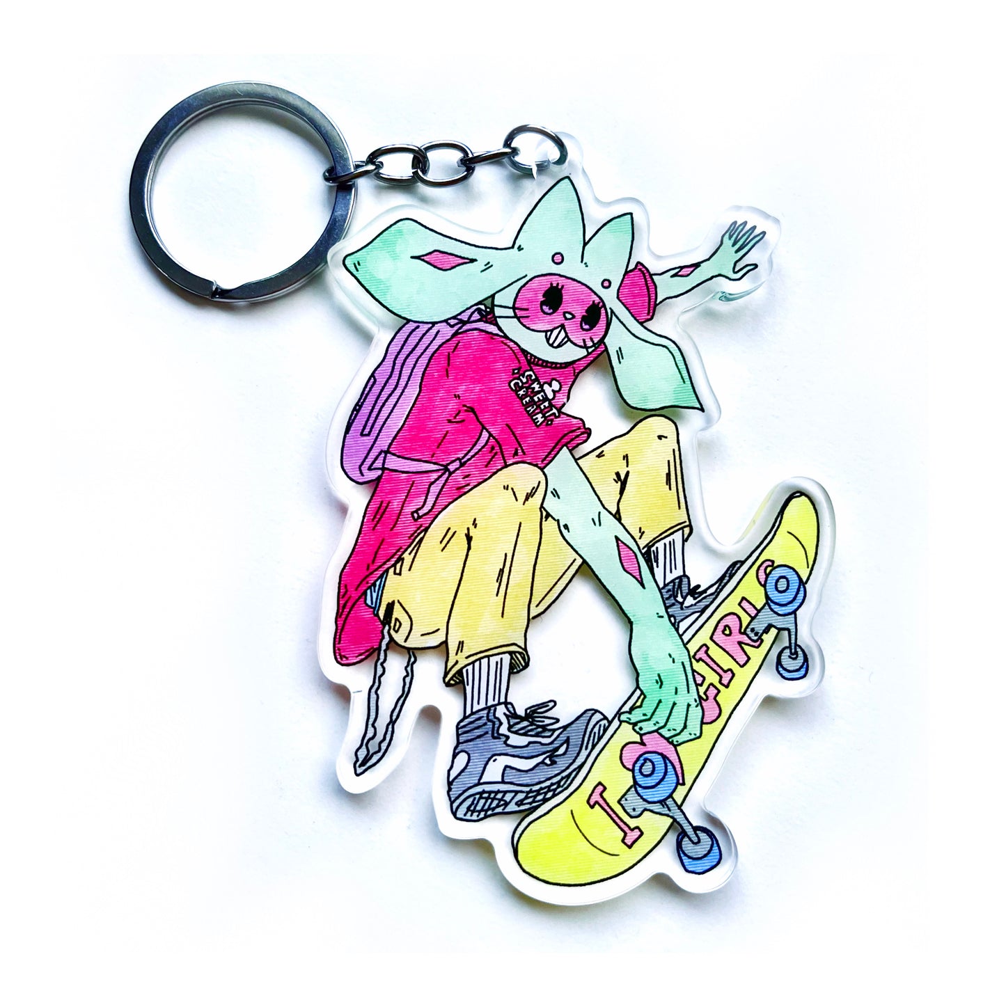 GASCHI SKATES ACRYLIC KEYCHAIN
