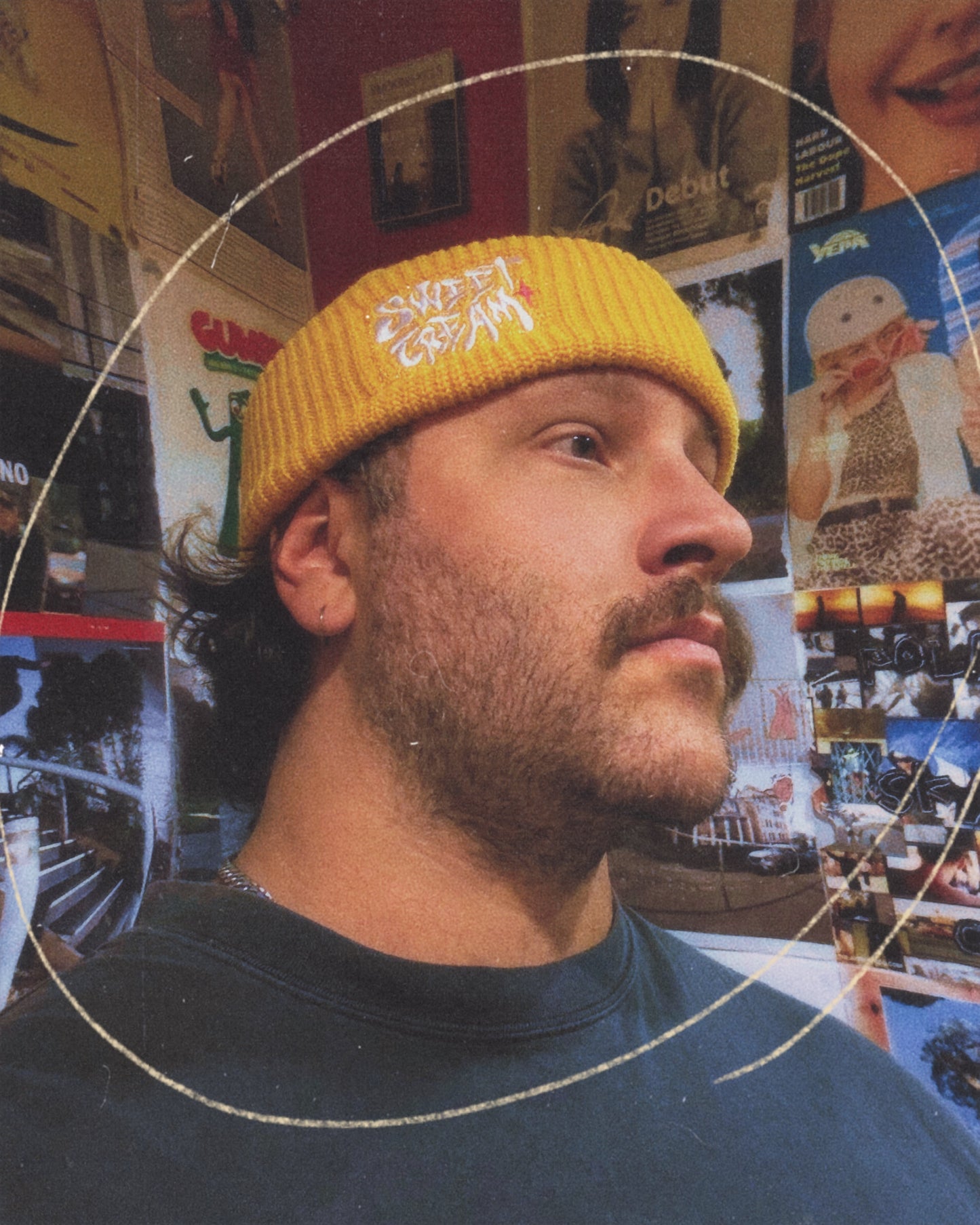 SC LOGO EMBROIDERED CABLE BEANIE